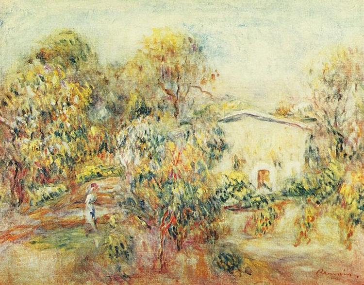 Pierre-Auguste Renoir Landschaft bei Cagnes Sweden oil painting art